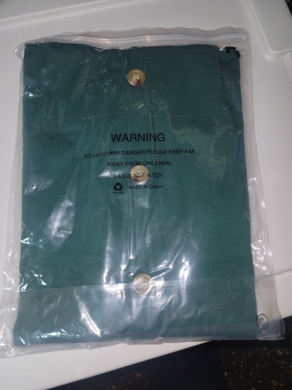 Zeagoo Women's Medium Green Cardigan Sweater - Picture 3 of 4